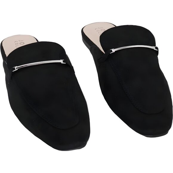 Journee Collection Ameena Black Slip-On Mules for Women US 8M - Picture 1 of 6